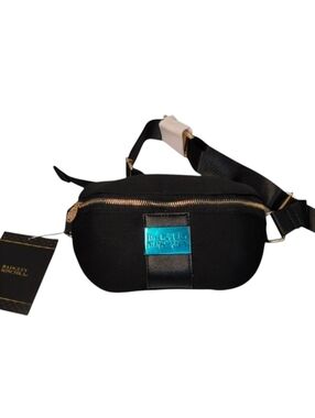 Badgley Mischka Sage Scuba & Vegan Leather Belt Bag